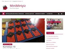 Tablet Screenshot of miniminiyiz.com